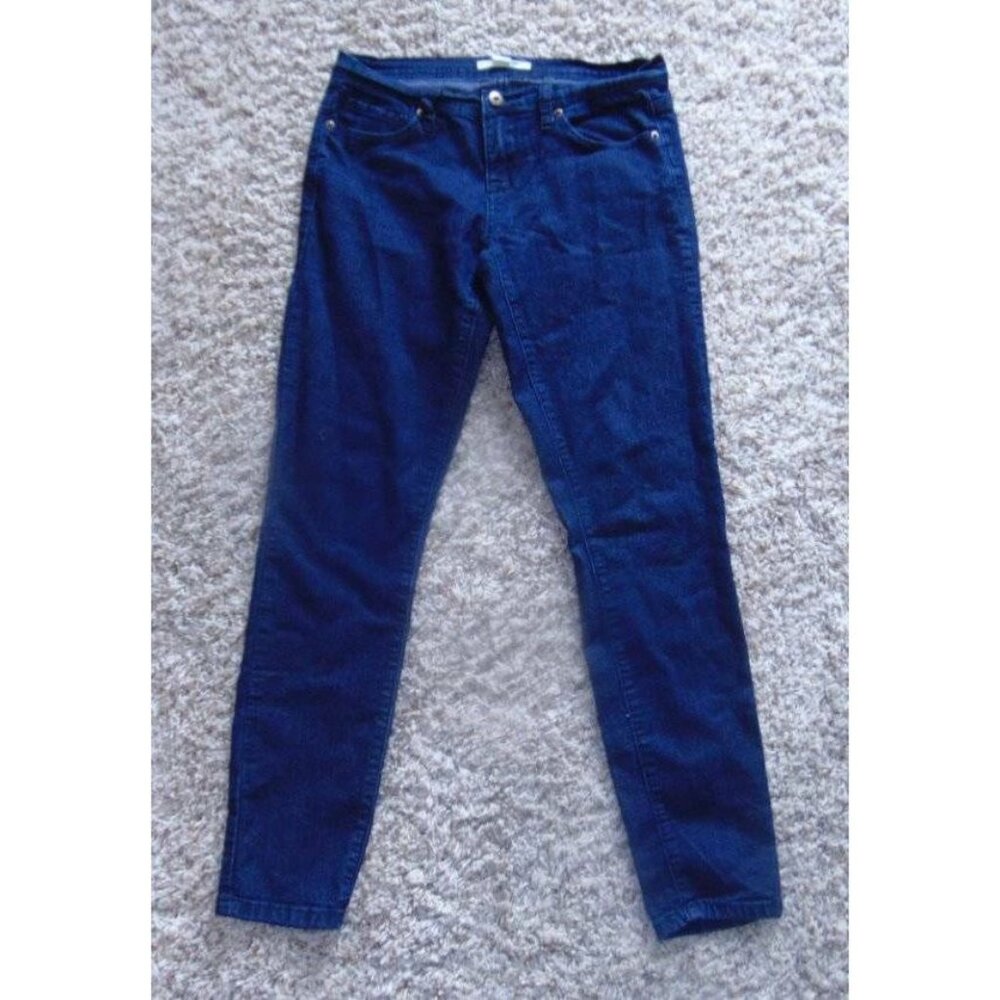 Forever 21 Jeans Jr 27 Dark Blue Stretch Lightweight Denim Pants Teen Girls